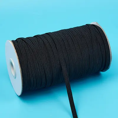 500 renk yassı renkli elastik bant, 3 mm ve 6 mm, manşet bitişi için - 13