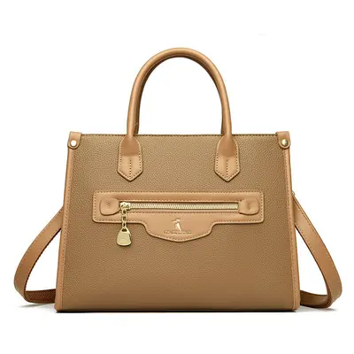 Damen-Handtasche 2024 im Kontrastfarben-Design, Schulter- oder Umhängetasche - 9