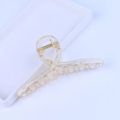 Black Grip Hair Clips Large Medium Small Handmade DIY Hair Barrettes Simple Versatile Back Head Bun Shark Clips Wholesale - 11