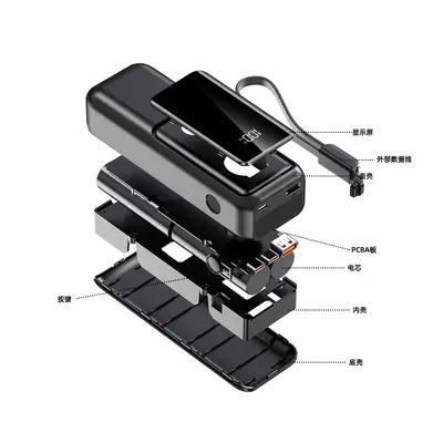 21700 Akku 20000mAh Powerbank kleine tragbar 22.5W Super Schnellladung Digital Display mobile Stromversorgung Großhandel
