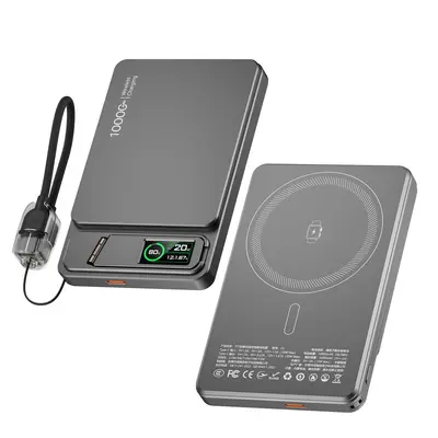 3C Certified Magnetic Wireless Power Bank Ultra-Thin QI2 External Battery Wireless Fast Charging Mini Compact Mobile Power Supply Portable - 10