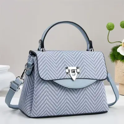 Women's Korean-Style Large Shoulder Bag, Autumn Winter - 4