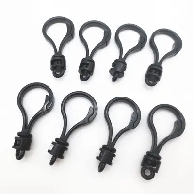 Rotating Bulb Buckle Doll Hook, Plastic Question Mark Hook