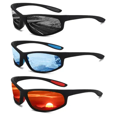 New cross-border outdoor sports cycling glasses D185 fishing night vision sunglasses polarized sunglasses for men and women