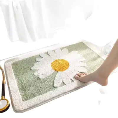 Bathroom Mat, Absorbent Non-Slip Thick Entrance Rug, Multiple Designs