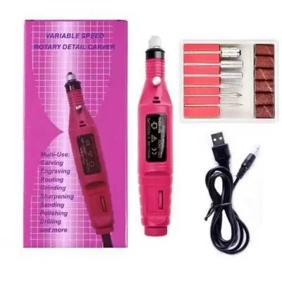 Cross-Border Portable Electric Nail Grinder Callus Remover Polishing Electric Manicure Tool USB Pen-Style Nail Filing Machine - 7