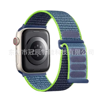Nylon Watch Strap for Apple Watch, Double-Compartment Loop, Velcro, iwatch987 - 13
