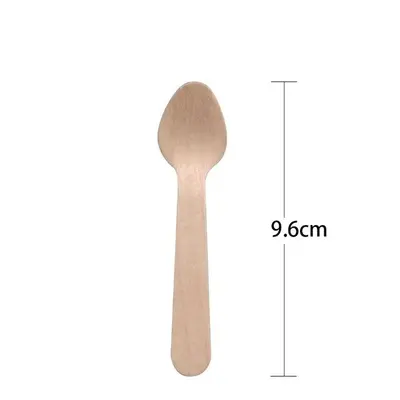 Disposable Birch Wood Knife, Fork and Spoon Set, Biodegradable - 13