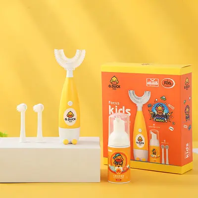 USB Rechargeable Electric Toothbrush with Ultrasonic Cleaning and Soft Bristles - 10