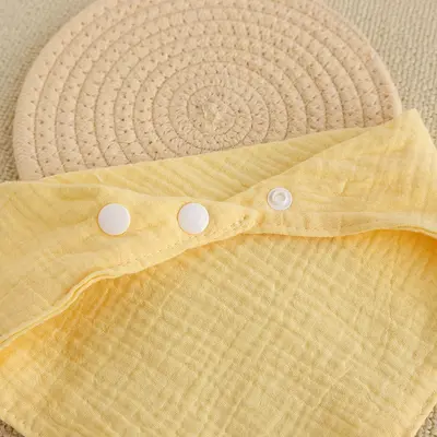 Plain Gauze Triangle Bib for Babies, Anti-Spit-Up - 5