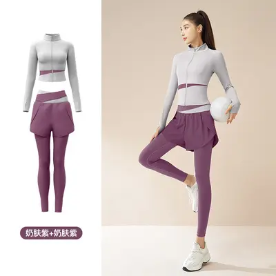 Juyitang Herbst-Winter Sportkleid, schlanke Yoga-Bekleidung - 9