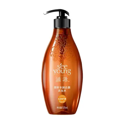 Silikonfreies Shampoo mit Seifenbaum, Teesamen und Ingwer, 535 ml - 8