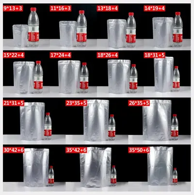 Tee-Aluminiumbeutel mit verstärkter Alufolie, Verschlussbeutel mit Reißverschluss, selbststehender Lebensmittelverpackungsbeutel mit Siegelbereich Goji-Beerenbeutel zum Verkaufen von Großmengen - 4