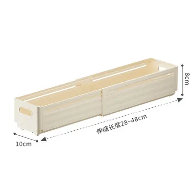 Retractable storage box, Japanese-style kitchen organizer - 8