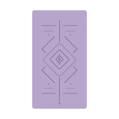 Large Crystal Velvet Yoga Mat, Non-Slip Silicone, Thick - 6