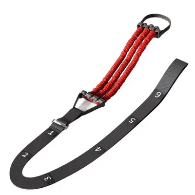 Resistance Pull-Up Assist Band with Support Strap for Home Back Training - 6