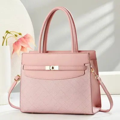 Luxury Large-Capacity Women's Handbag with Shoulder Strap for Commuting - 7
