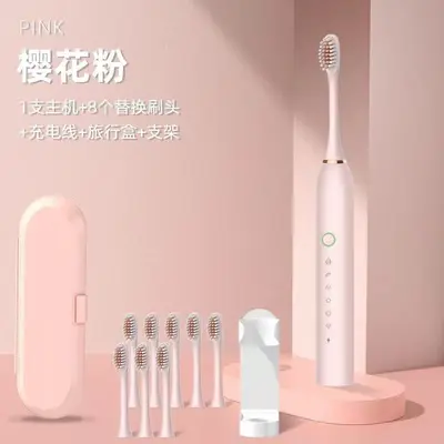 Smart Electric Toothbrush, Rechargeable, Waterproof, Sonic, for Adults - 10