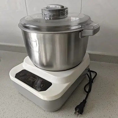 Automatische Teigknetmaschine, 9L Fassungsvermögen, Edelstahl - 9