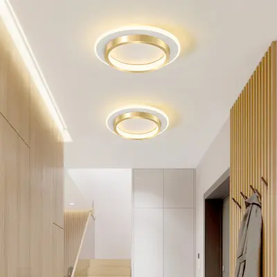Minimalist corridor ceiling lamp, Scandinavian entrance hall corridor ceiling lamp, entryway cloakroom lamp, creative stylish LED ceiling lamp