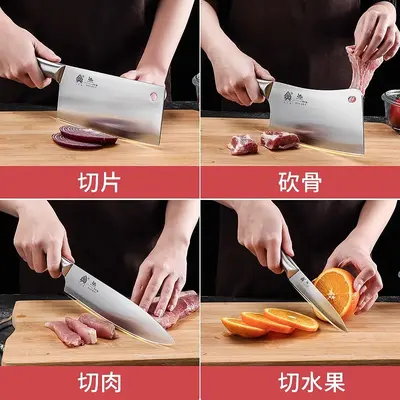 Yangjiang kitchen knife and cutting board set, 2-in-1 - 4