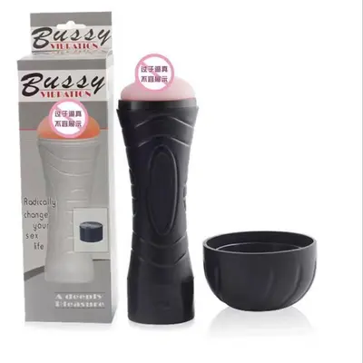 Male Vibrating Masturbator Cup, Realistic Adult Product