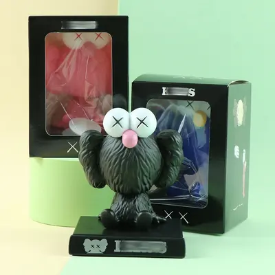 Kaws Figür, Anime Koleksiyon Figürü, Araç İçi Süs Eşyası