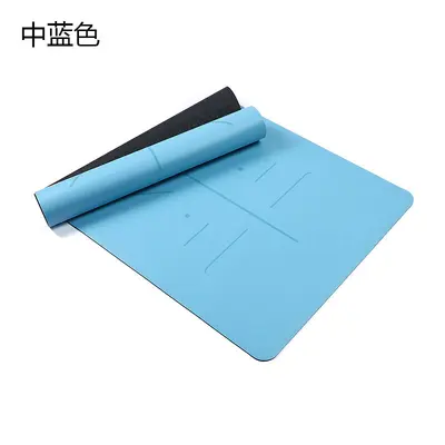 Extra lange und breite rutschfeste Gummi-Yogamatte mit PU-Oberfläche für Heimfitness - 9