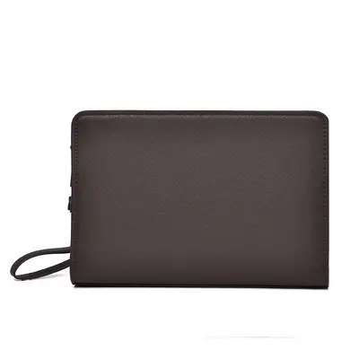 Crocodile Pattern Men's Long Wallet, Zipper, Combination Lock, Multi-Card Slots - 9