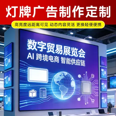 Custom-shaped acrylic handheld sign on foam board for exhibitions - 9