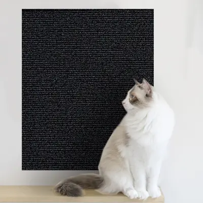 Self-Adhesive Cat Scratch Sofa Protector Pad, Wall Sticker and Scratching Board - 13