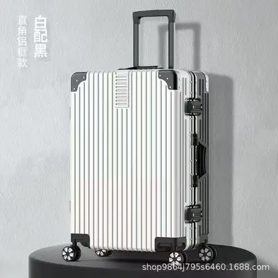 Aluminum Frame Student Suitcase, Universal Wheels, Combination Lock - 6