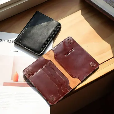 跨境热销头层牛皮护照本高级真皮证件收纳包旅行passport皮套批发