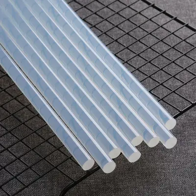 High-Viscosity Hot Melt Glue Sticks, 7 mm and 11 mm, Black and Yellow - 9