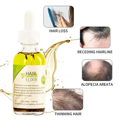 Biberiye Özlü Bitkisel Saç Büyütücü Yağ 50 ml - 5