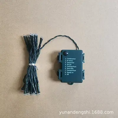 Waterproof 3AA Battery Box LED Fairy Light String, Solar Option
