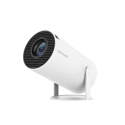 HY300Pro projektör ev 4K taşınabilir LCD ultra yüksek çözünürlüklü oturma odası duvar projeksiyonu kablosuz aynı ekran