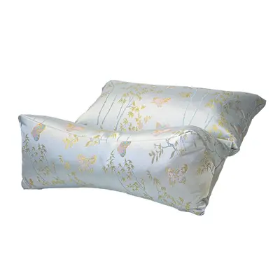 Cervical Pillow Jacquard Satin Integrated Pillow Sleep Aid Adult Buckwheat Pillow Chinese Herbal Medicine Removable Electric Heating Neck Protection Cervical Pillow - 6