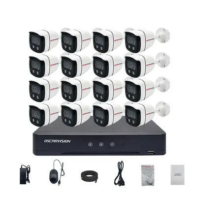 AHD-Überwachungskamera-Set, hochauflösend, Vollfarbe, Monitor - 7