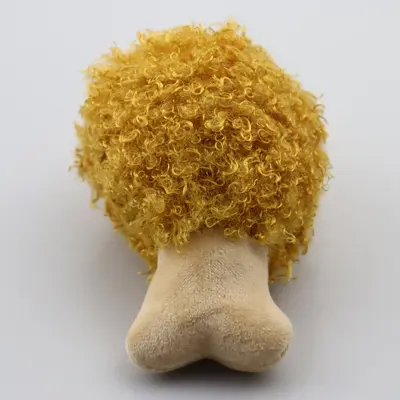 Peluş Sesli Köpek Oyuncağı, Patates Kızartması ve Hamburger Şekilli, Dayanıklı - 11