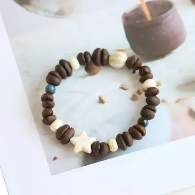 Браслет унисекс из бусин Coffee Bean Jingdezhen - 9