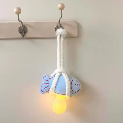 Little Fish Night Light, LED Bedside Lamp for Children's Room - 7