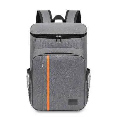 Großer Rucksack mit Isolierfunktion, Aluminium-Außenseite, Liefertasche für Takeaway, tragbar für Outdoor und Picknick - 8