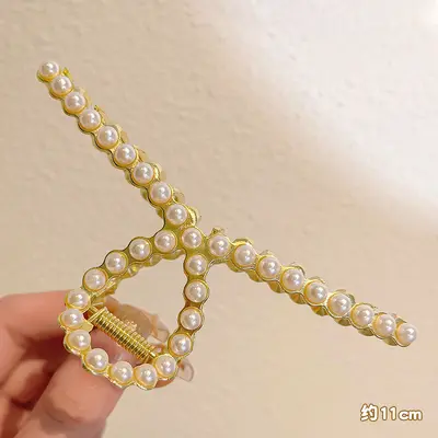 Haarklammer aus Metall mit Hai-Motiv, große Haarspange für den Hinterkopf, Internet-Star-Haarspange für Damen, Haarschmuck zum Großhandelspreis - 11
