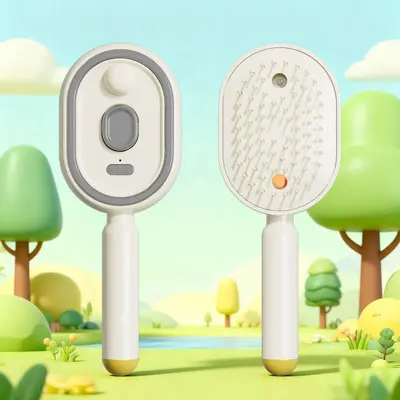 Air Cushion Electric Massage Comb, Essential Oil Spray, Detangling - 12