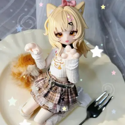 Moonlight Fairy Tale 8 cm BJD hareketli figür, kör kutu - 7