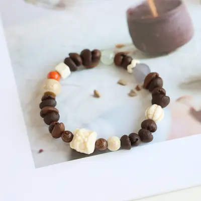 Браслет унисекс из бусин Coffee Bean Jingdezhen - 7