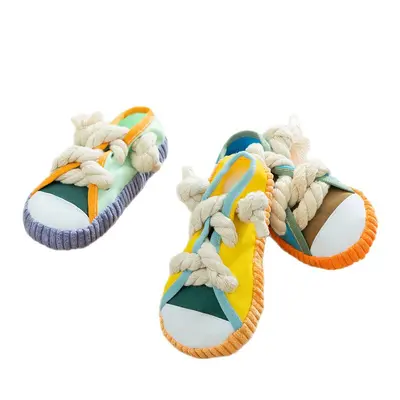 Squeaky Dog Chew Shoe Toy, Durable, for Small Dogs - 6