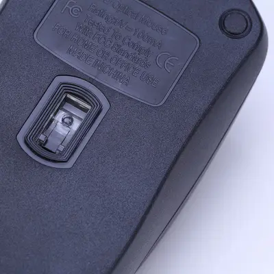 Kablolu optik fare ofis iş faresi dizüstü masaüstü hepsi bir arada bilgisayar evrensel USB fare - 5