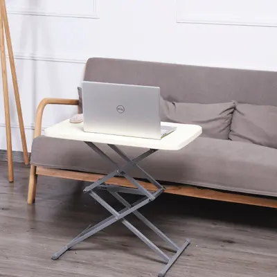 Foldable Height-Adjustable Study Desk for Small Apartments
